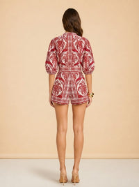 Tropical Cameo Romper