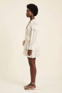 Cream Lace Coverup