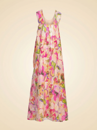 Ciebon Chaka Floral Sequin Maxi Dress - back