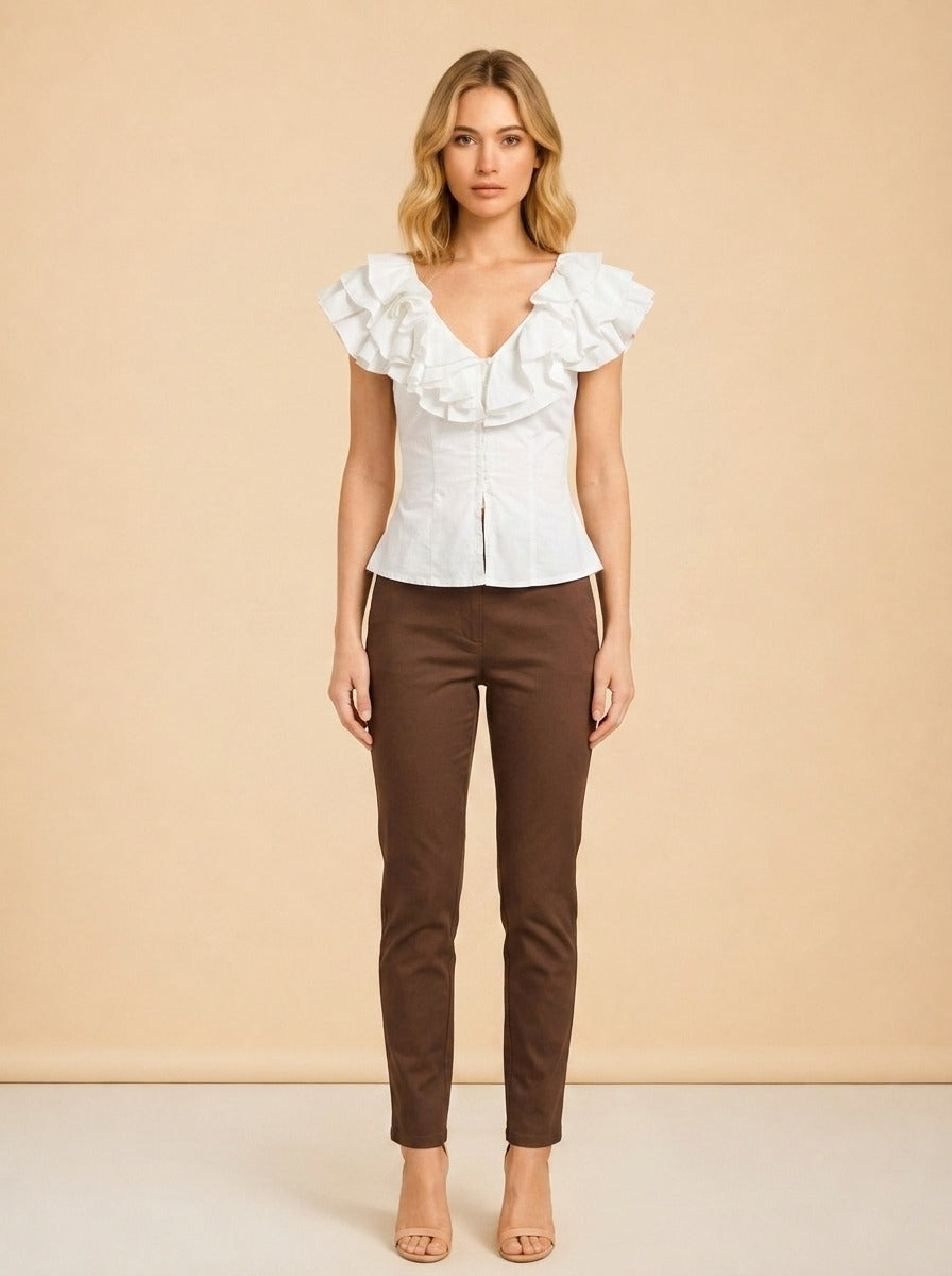 White top model_front