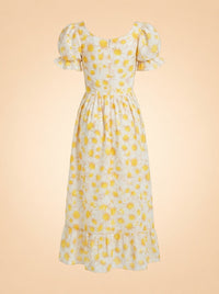 Yellow Floral ghost_back