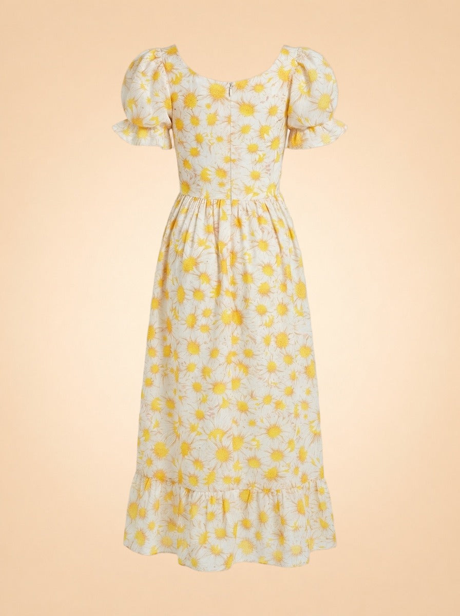 Yellow Floral ghost_back