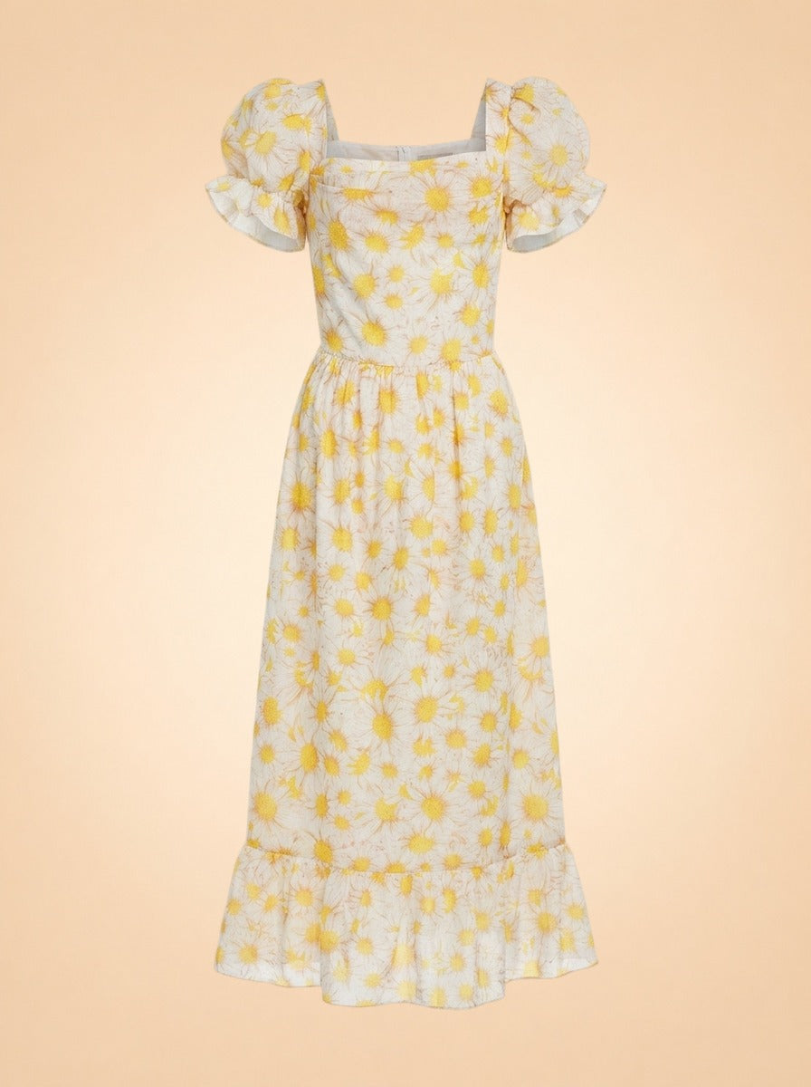 Yellow Floral ghost_front