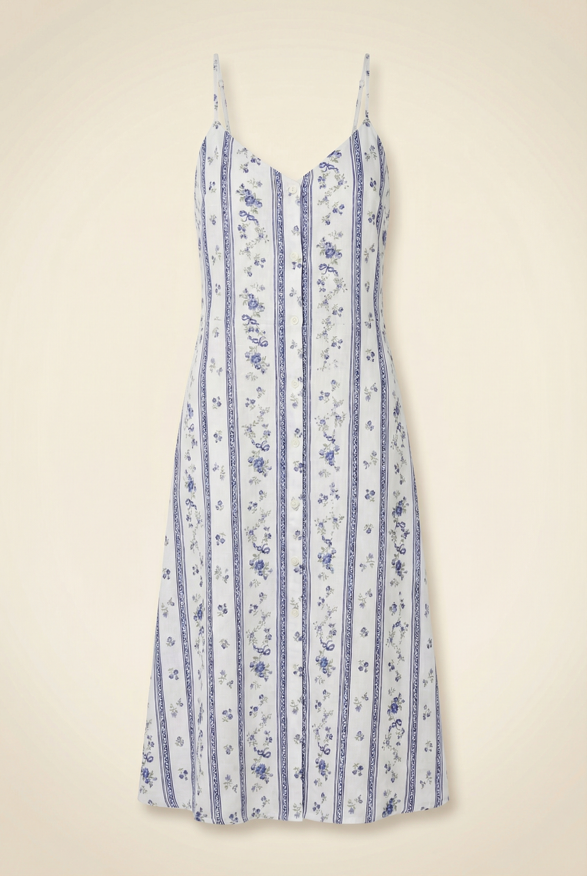 Blue Floral Dress