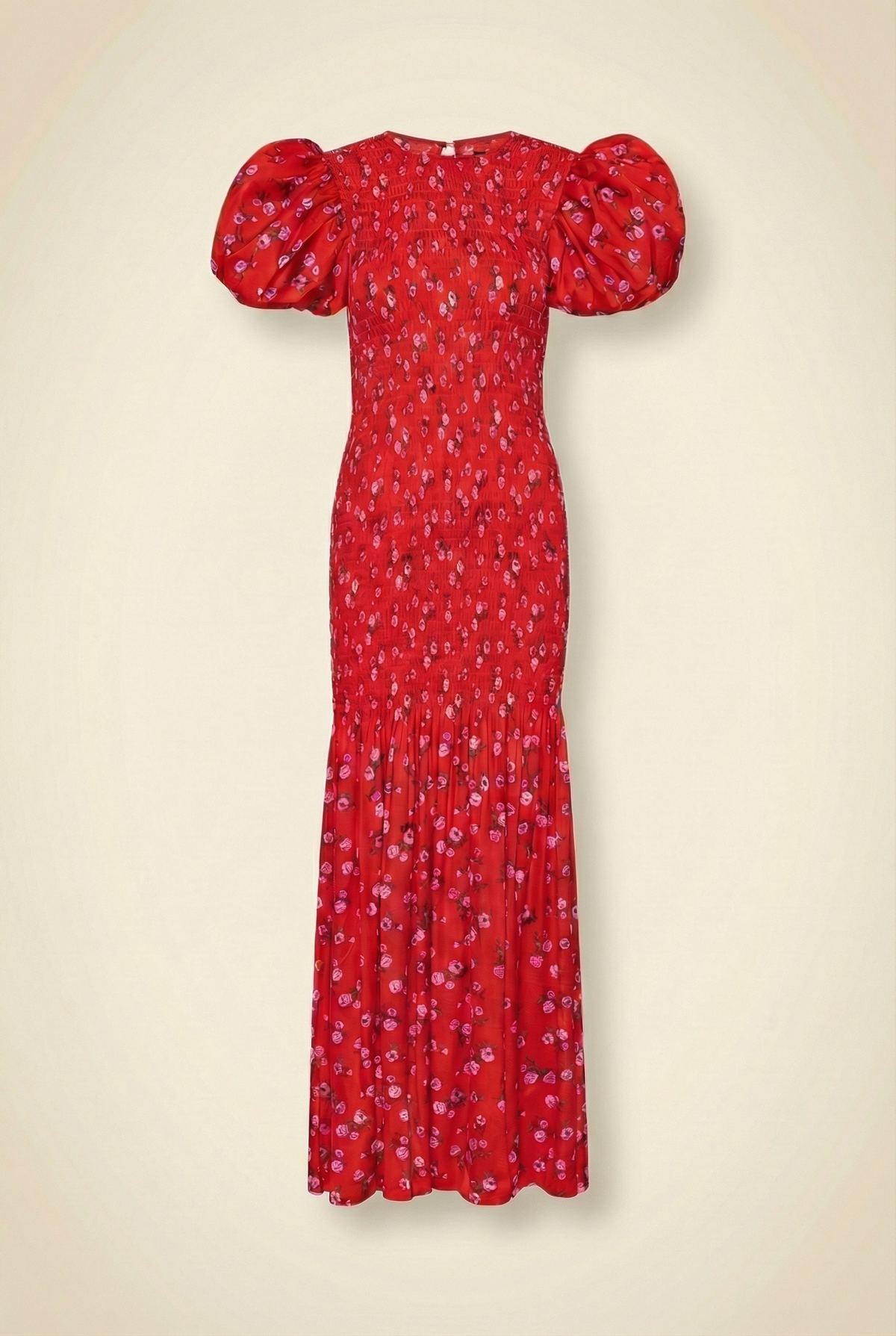 Printed Puff Sleeve Dress