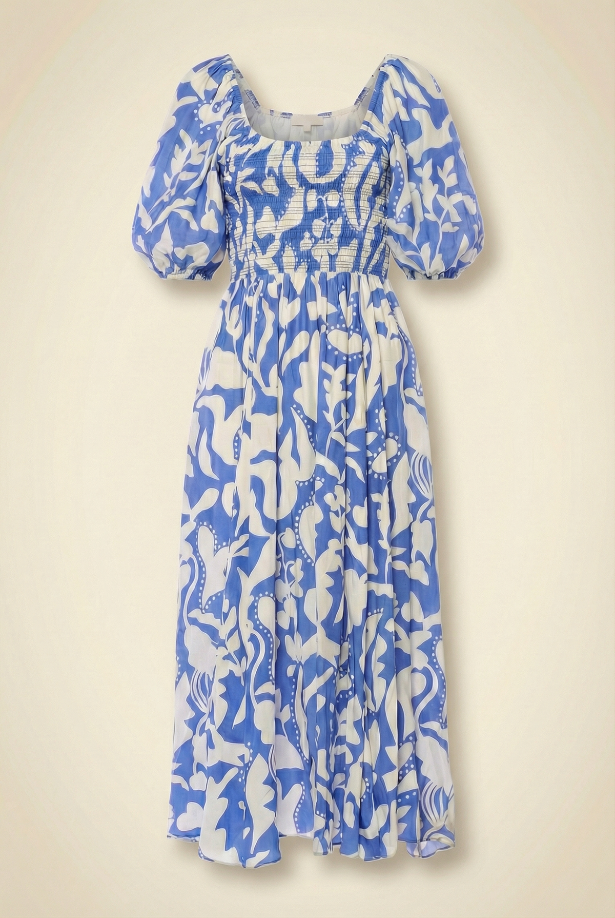 Lola Floral Silk Midi Dress